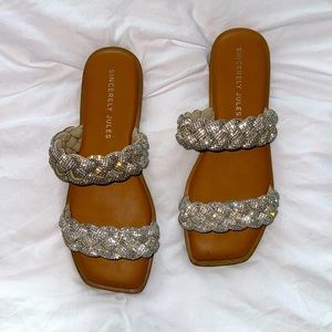 Sincerely Jules Sparkly Sandals